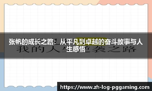 张帆的成长之路：从平凡到卓越的奋斗故事与人生感悟
